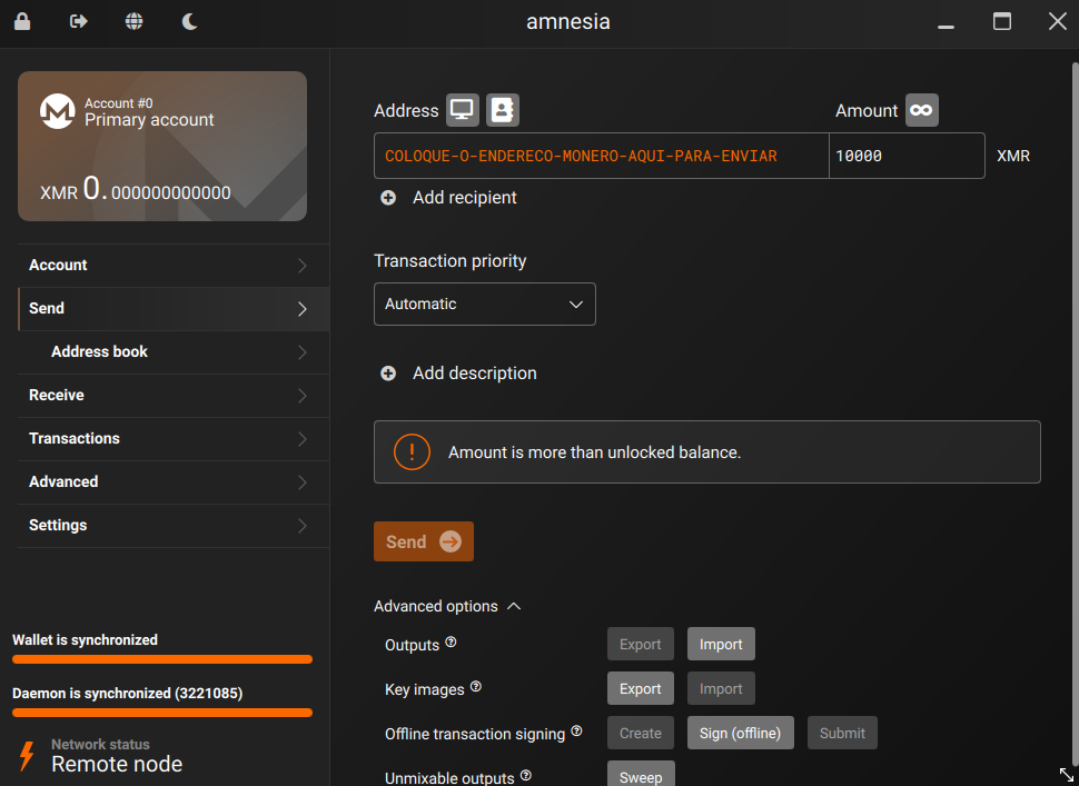 carteira-monero-gui-wallet-tails-como-enviar